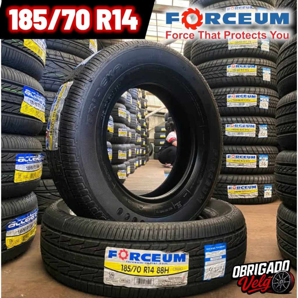 BAN BARU MURAH BERKUALITAS RING 14 FORCEUM TRIDEKA 185 70 R14 AVANZA XENIA