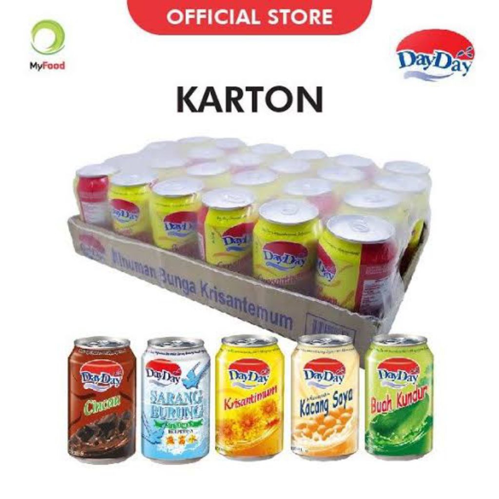 Minuman kaleng dayday 330ml 1dus 24 kaleng