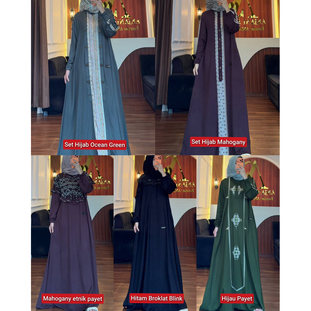 (( READY SIAP KIRIM)) ANJANI STORE TERBARU / ANJANI STORE SET HIJAB / ANJANI STORE BY ANJANI SABILLA