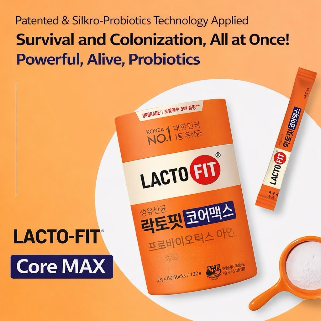 LACTO FIT Core Max Probiotics Zinc/ Probiotics Korea