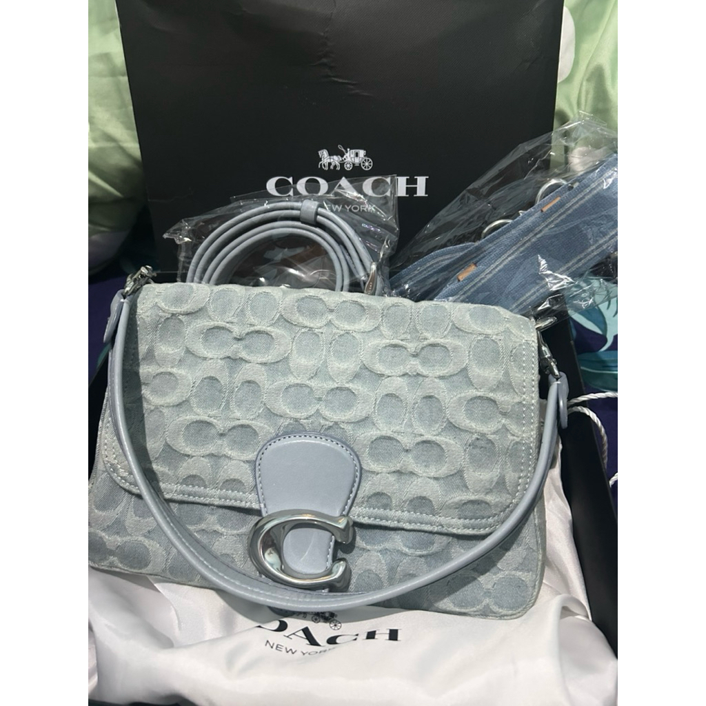 Coach soft tabby denim