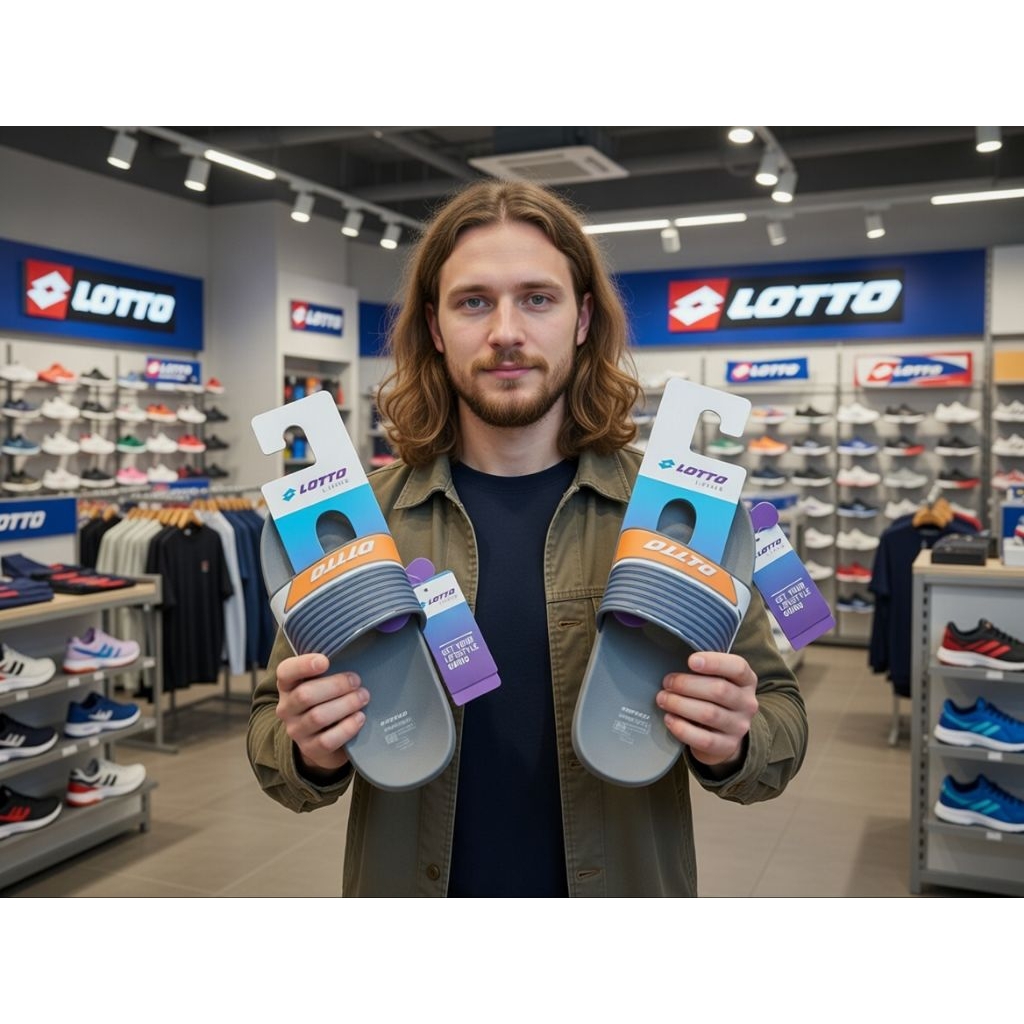 sandal sport pria lotto original