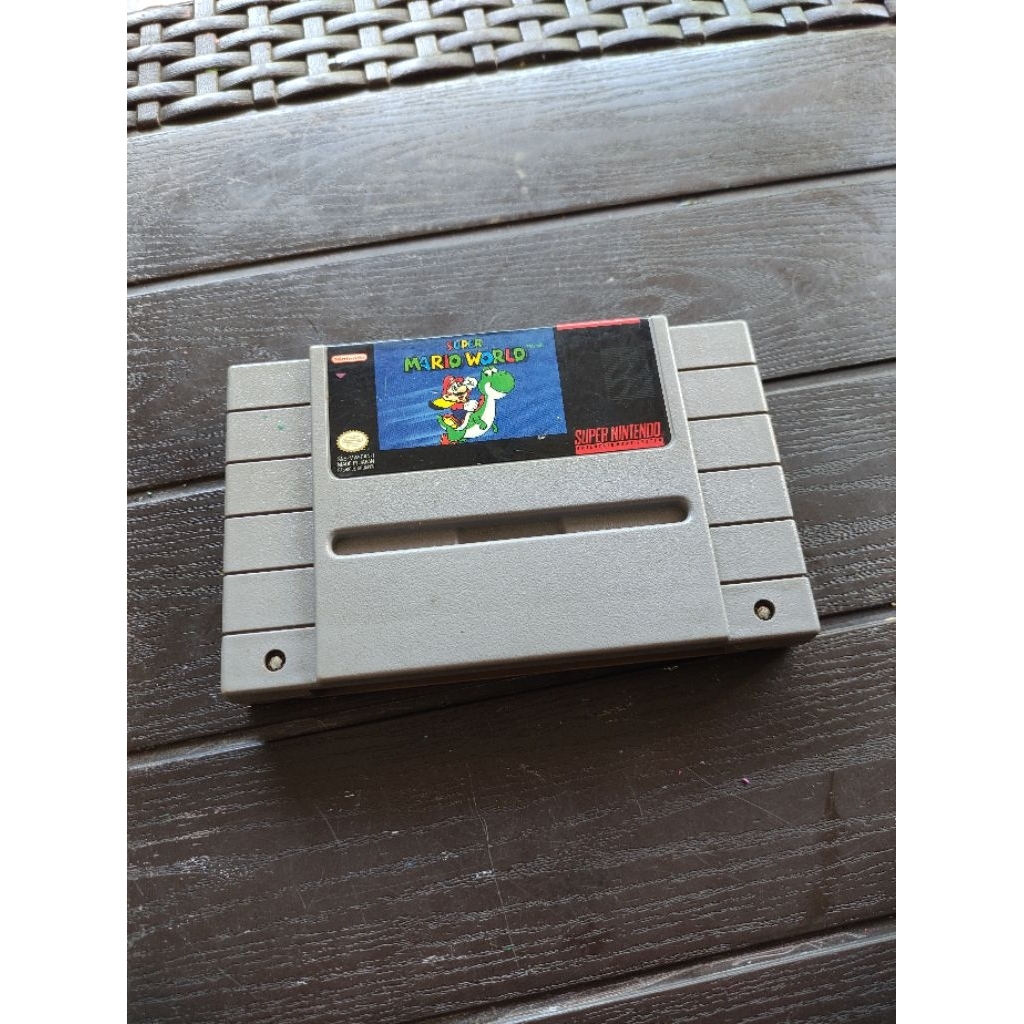 Game Super Nintendo Snes Super mario world video game jadul