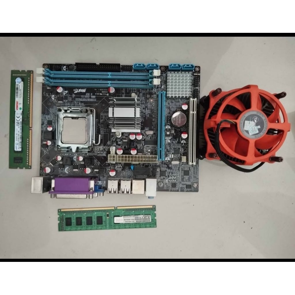 paket mainboard RAM prosesor LGA775