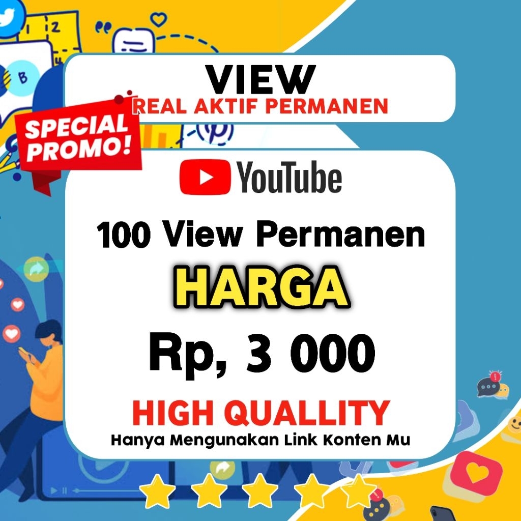 VIEWERS YOUTUBE PERMANEN || VIEW YOUTUBER BONUS LIKE