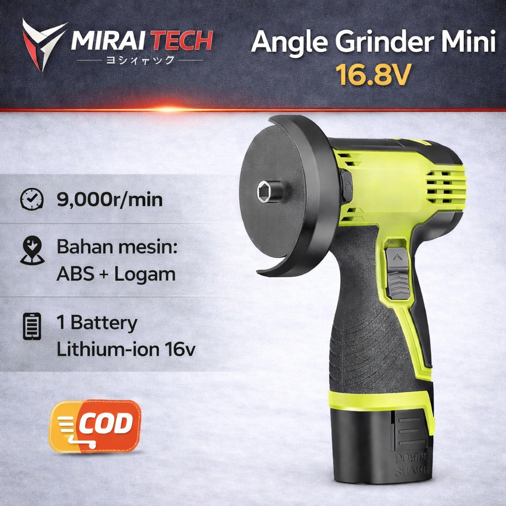 Mesin Gerinda Portable Mini Listrik Multifungsi Lengkap Set + KOPER *BONUS 3 JENIS MATA GERINDA* - G