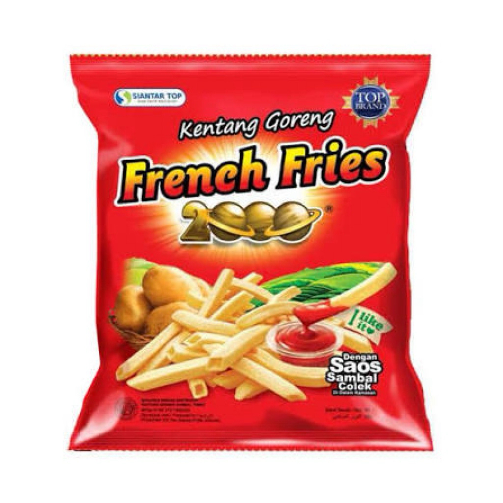 French Fries 2000 (14gr) 1 Renceng isi 10pcs
