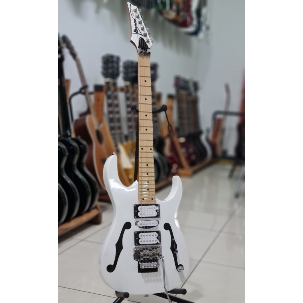 gitar Ibanez paul gilbert PGM putih updown elekrtrik listrik