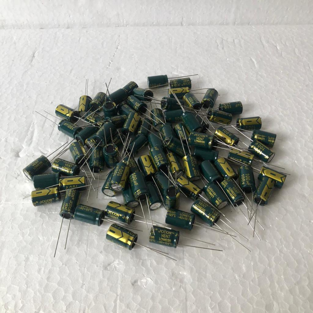 Elco Capasitor 100v 100uf Elko Kapasitor Kualitas Bagus