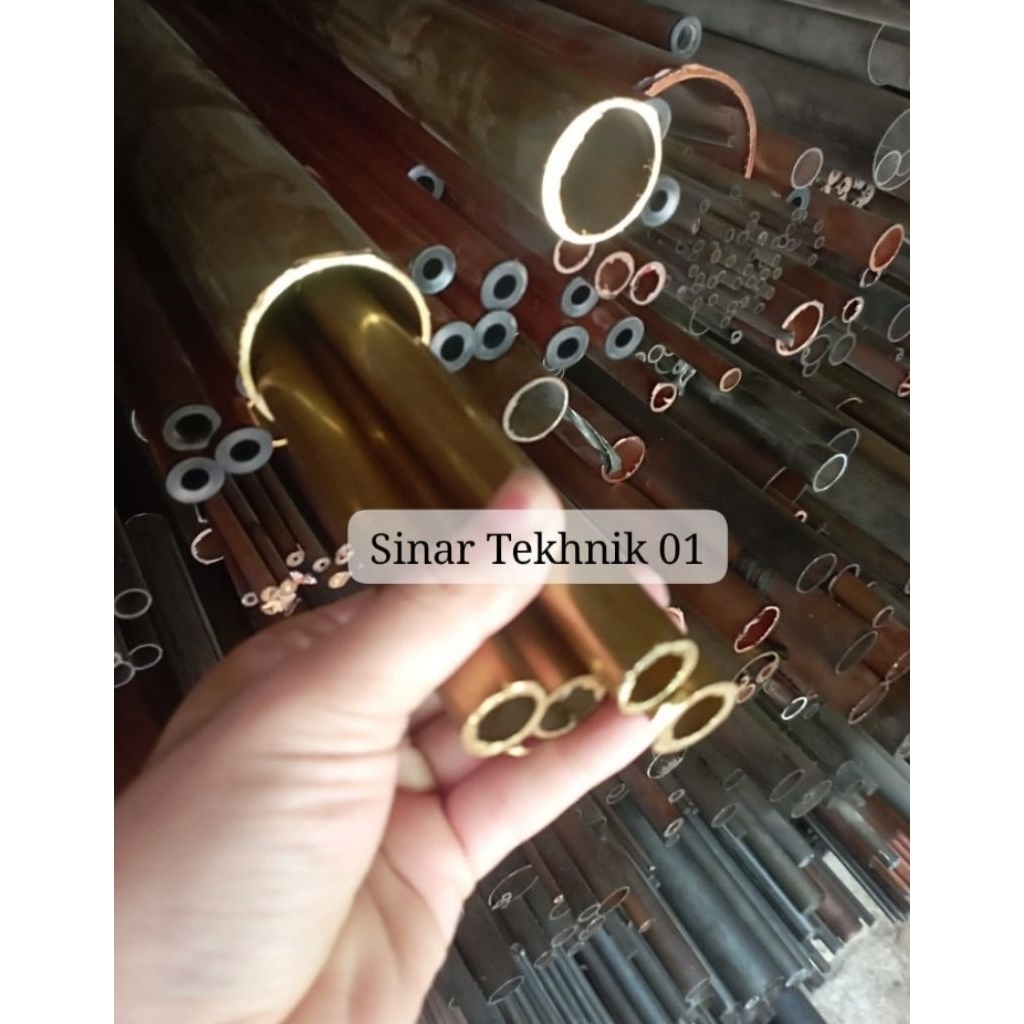 Pipa Kuningan Diameter Od 9mm x Id 4,5mm x P 700mm Kuningan