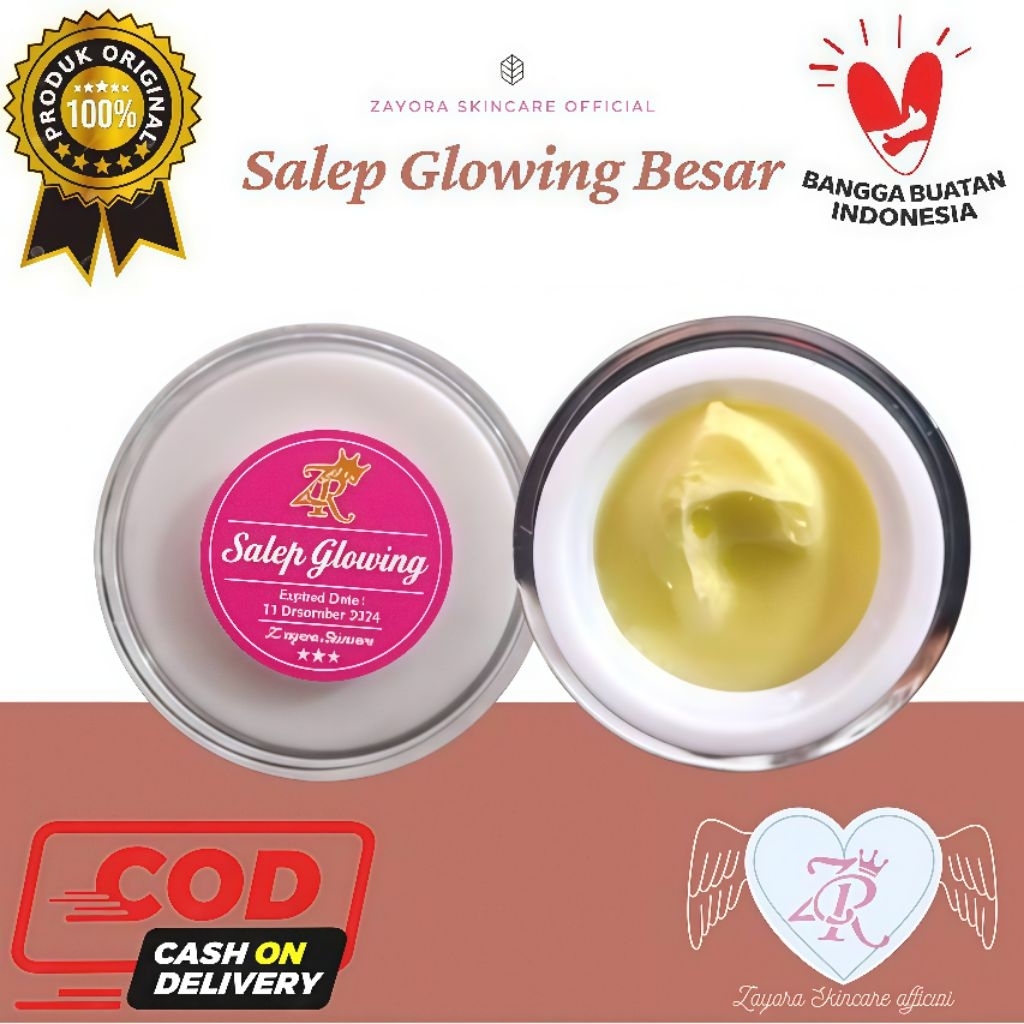 SALEP GLOWING ZR & SALEP FLEK ZR BESAR 12,5 gr
