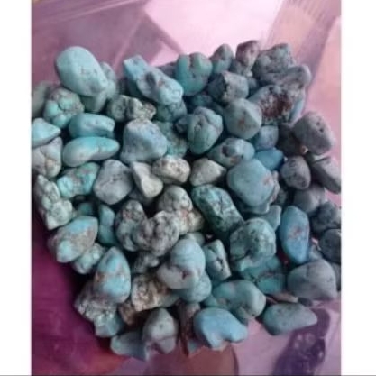 bahan bongkahan natural pirus tibet