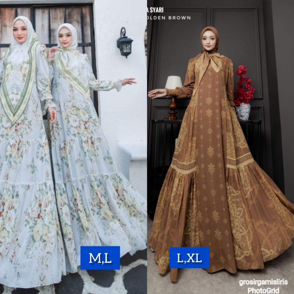 PROMO RAMADHAN‼️Gamis Abaya Haliza Adreena Haliza Ayda by Haliza Style Haliza Syar'i Haliza Abaya pr