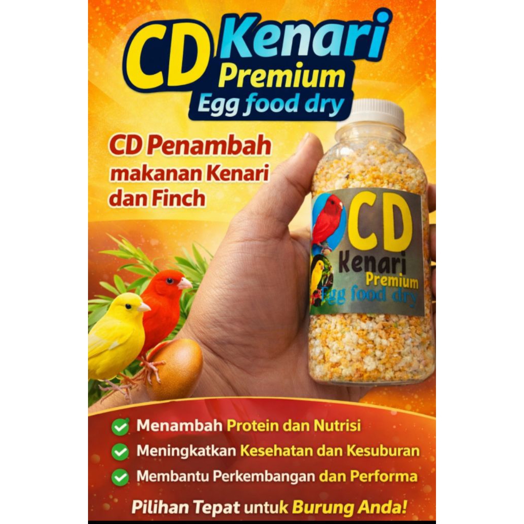 CD KENARI BOTOL MAKANAN BURUNG KENARI 100% ORIGINAL