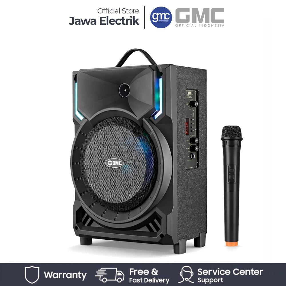 GMC 897H Speaker Portable karaoke-Mantabs
