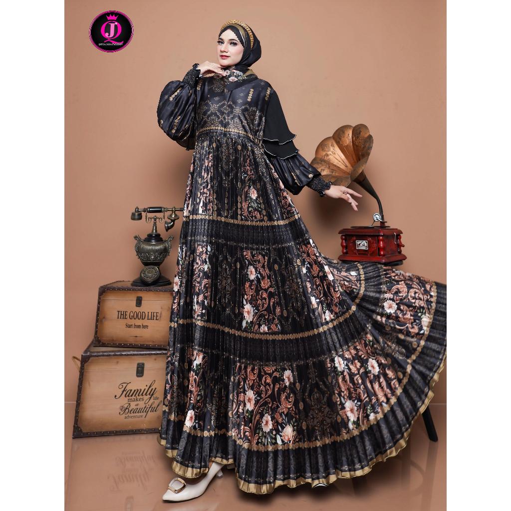 Set Scarf BELGIAN SERIES | QisyaJaya | Gamis IDhul Adha 2026 | Puspita HIjab Syari