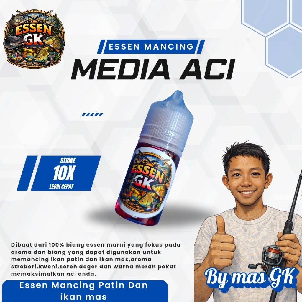 Essen media aci untuk ikan mas dan ikan patin