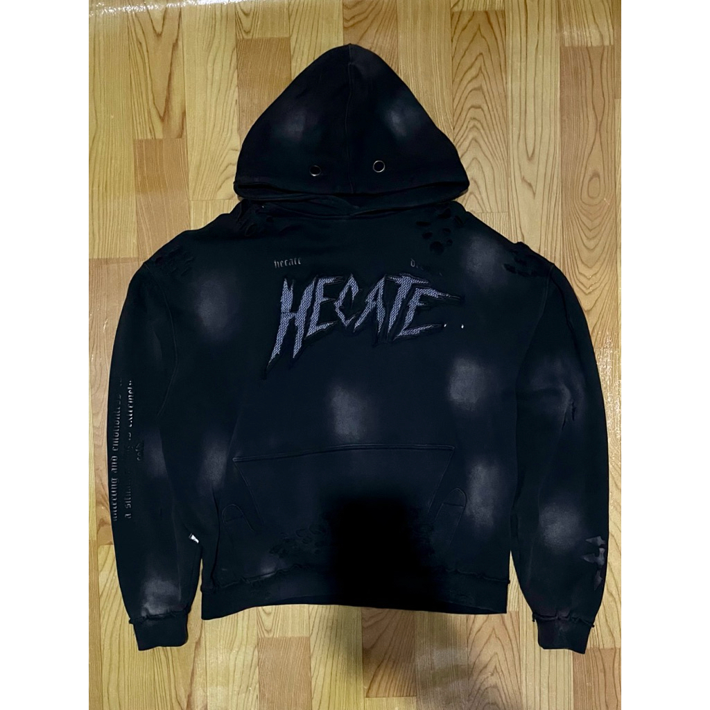 HECATE “STONE COLD BOXY HOODIE” Size XL
