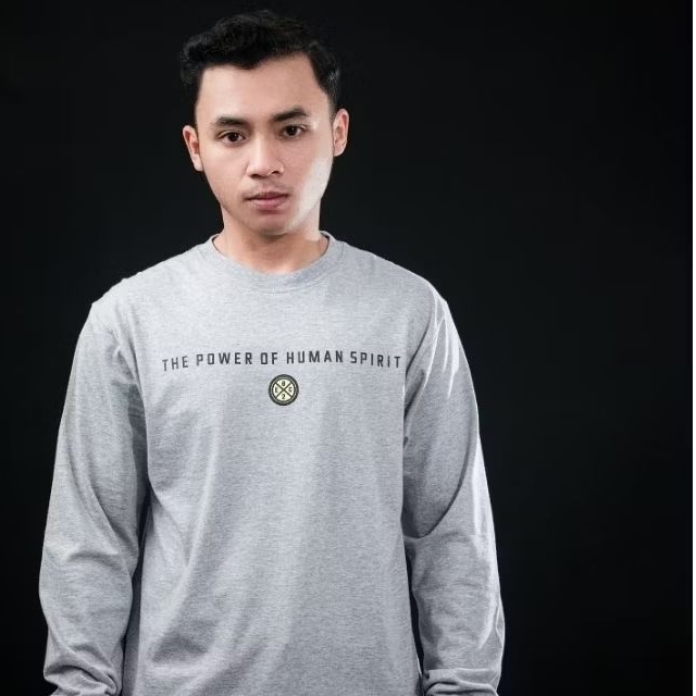 Ecordie '' POWER '' kaos lengan panjang