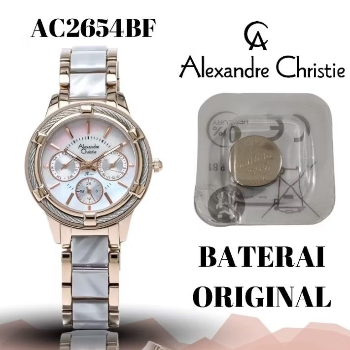 BATERAI JAM ALEXANDRE CHRISTIE ORIGINAL AC2654BF