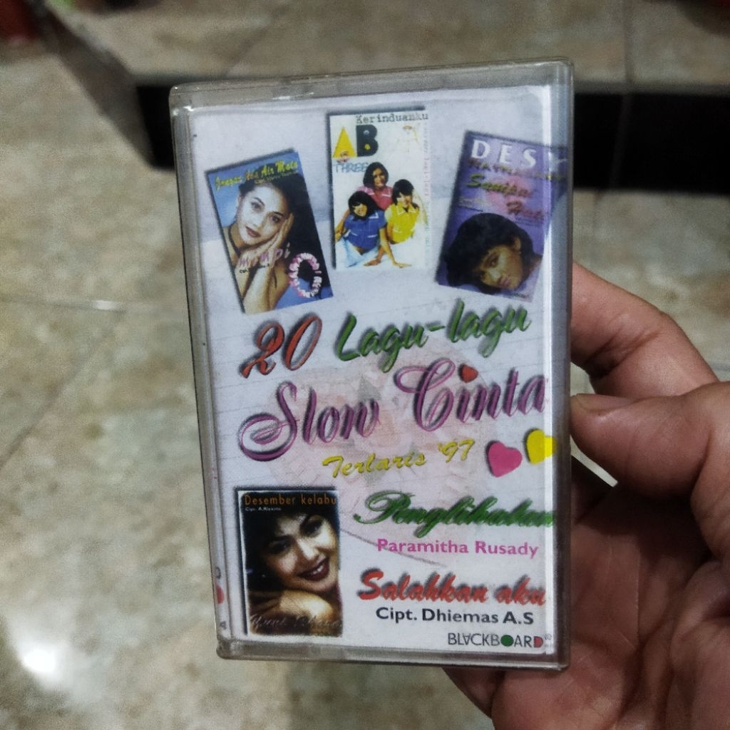 Kaset 20 lagu - lagu slow cinta terlaris 97