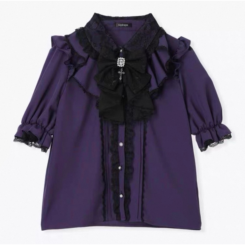 [Readystock] goth loli night purple jirai kei set