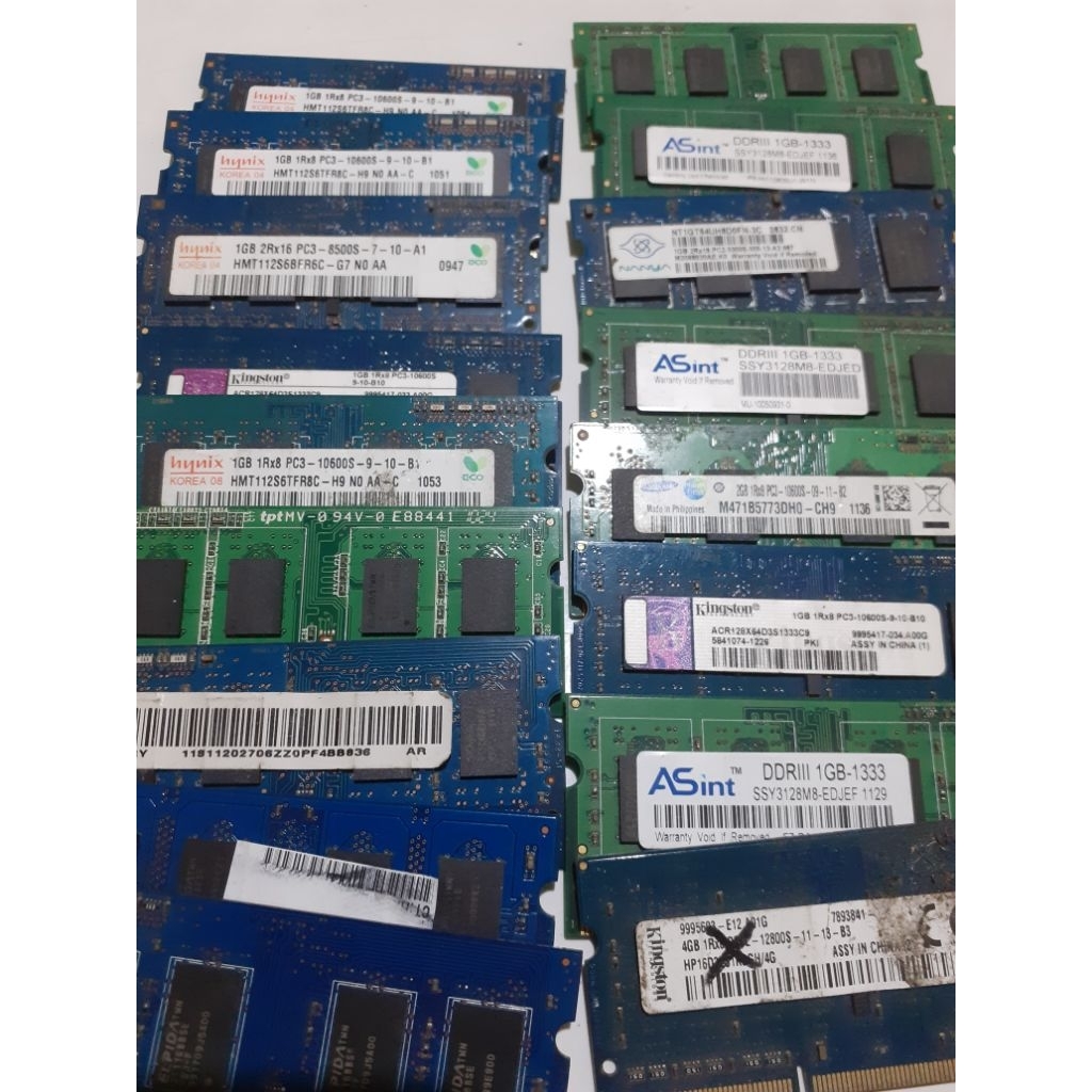 ram laptop rusak 19 keping jual borongan