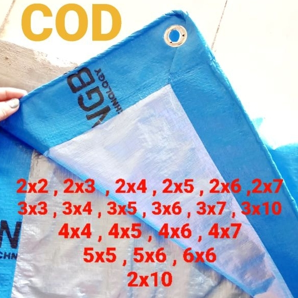 Terpal tenda 5x5 5x6 6x6 A2 terpal jemur padi terpal kolam ikan