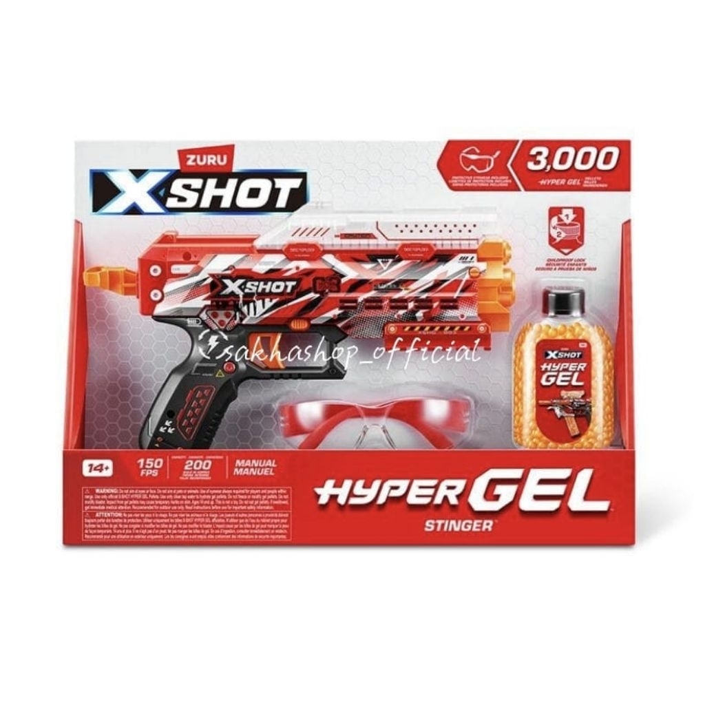 Zuru Xshot Hyper Gel Stinger - 3000 Gel