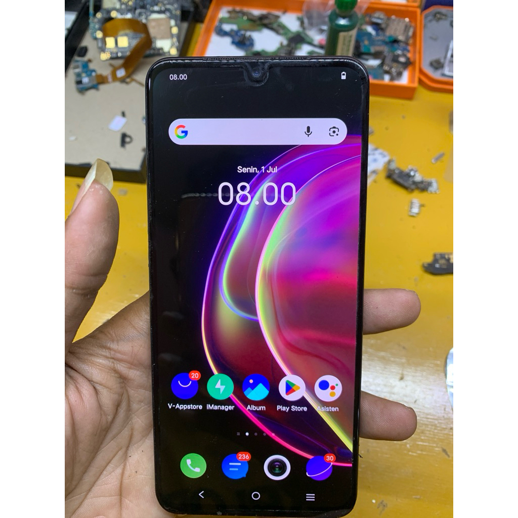 lcd vivo v21 5g ori copotan