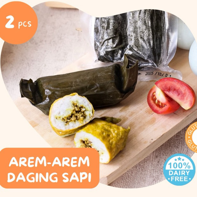 ANEKA Arem2 isi daging sapi/hati ayam/teri nasi/otak sapi grassfed(2pcs)