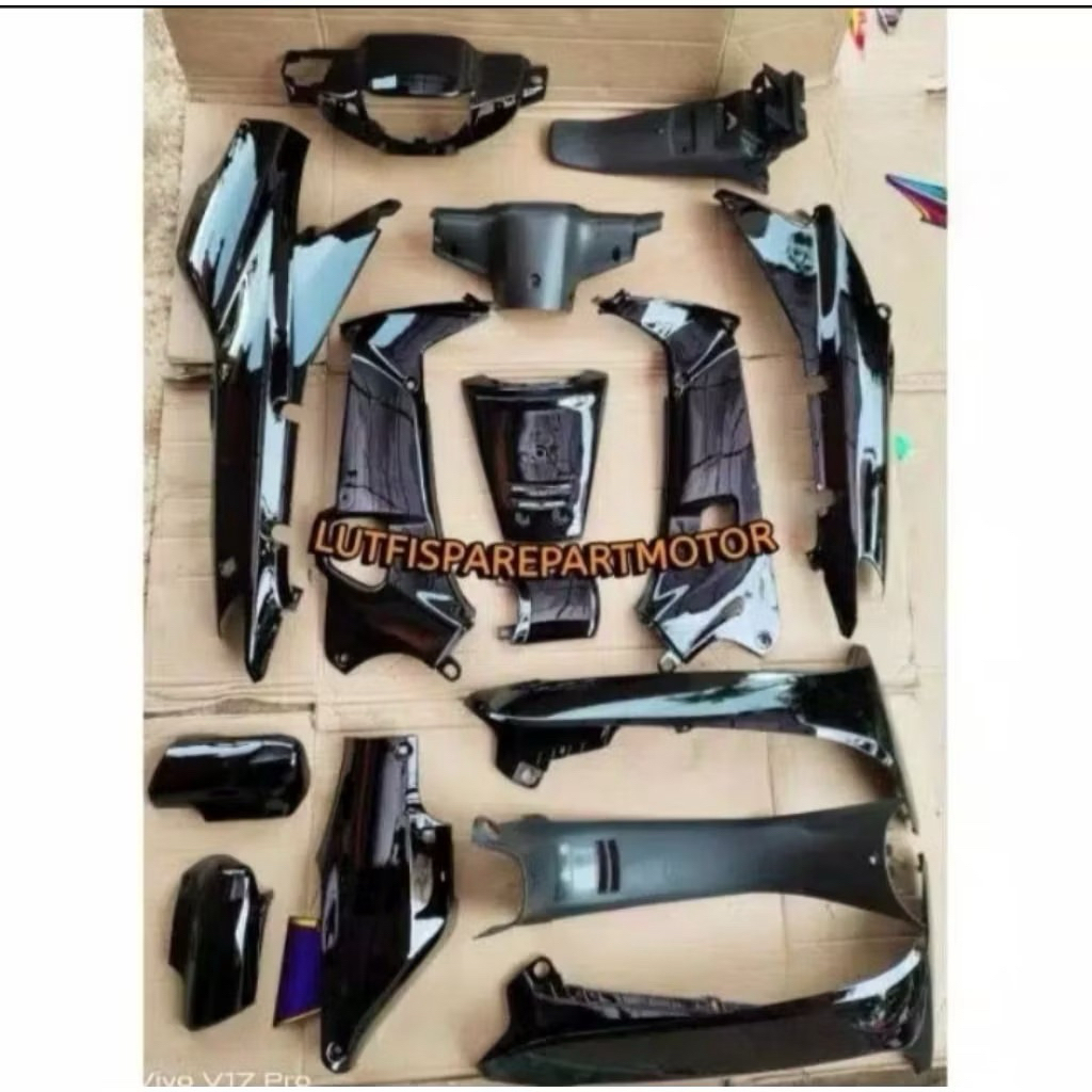 Fullset Fullbody Body Halus Dan Kasar Supra X Lama Supra Fit Lama Hitam Polos