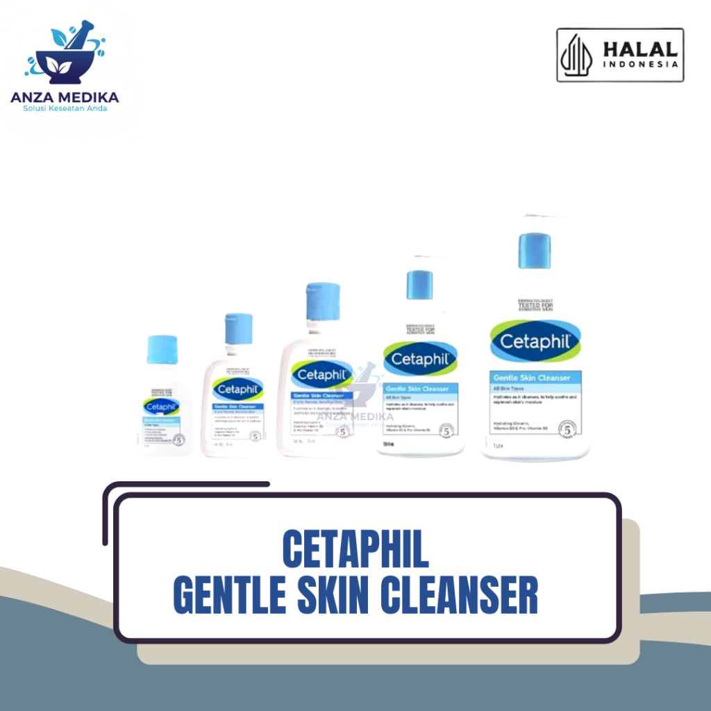 Cetaphil Gentle Skin Cleanser - Sabun Cuci Muka Kulit Sensitif & Berjerawat