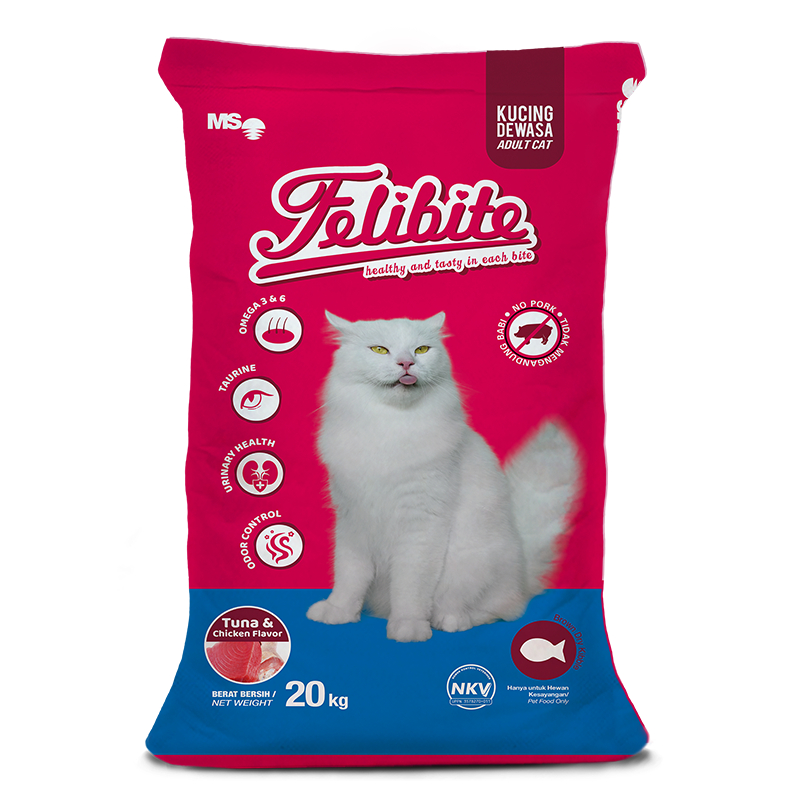 MAKANAN KUCING FELIBITE IKAN ECERAN MAKANAN KUCING DEWASA FELIBITE IKAN