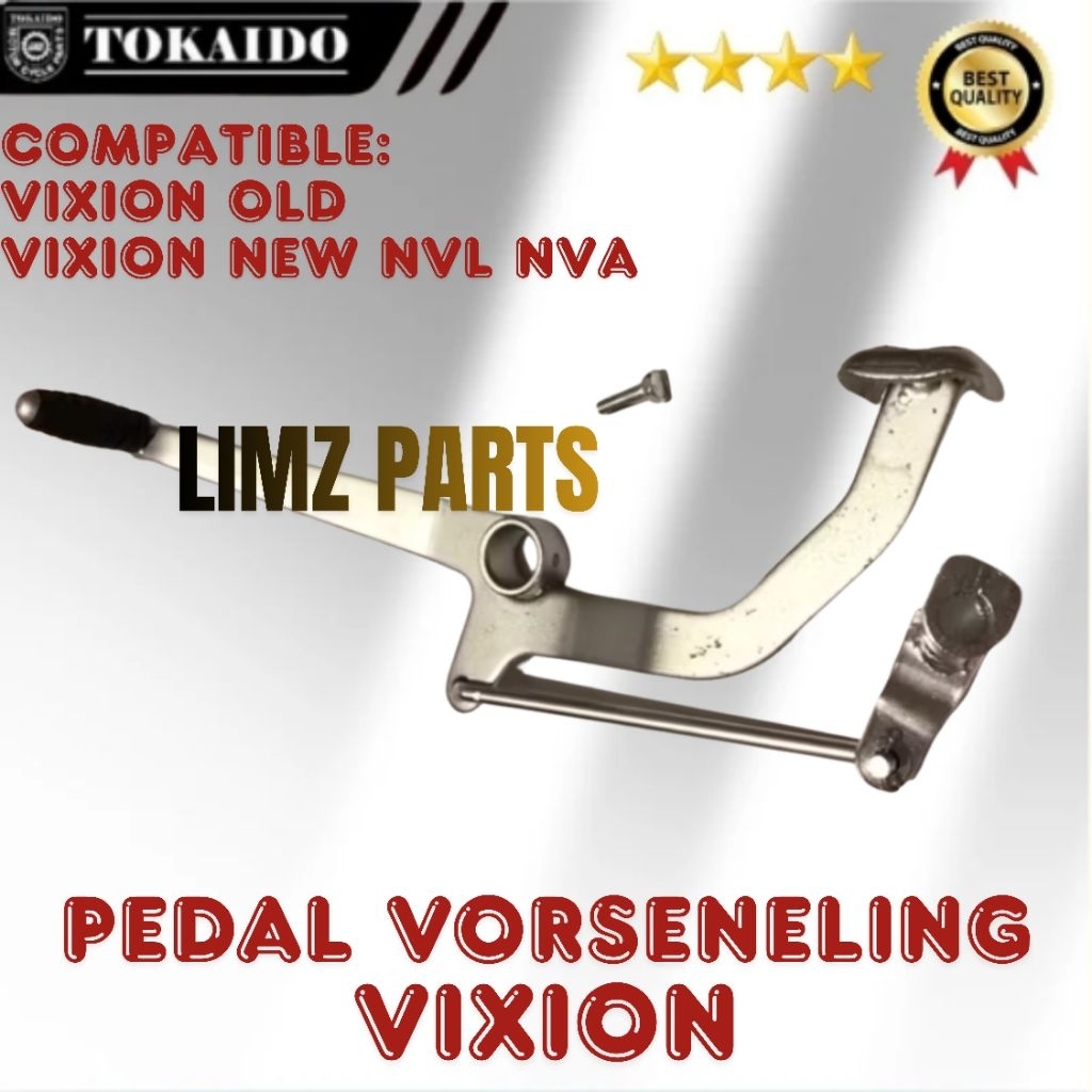PEDAL VERSENELING OPERAN GIGI VIXION TOKAIDO .COMPATIBLE:
VIXION OLD
VIXION NEW NVL NVA