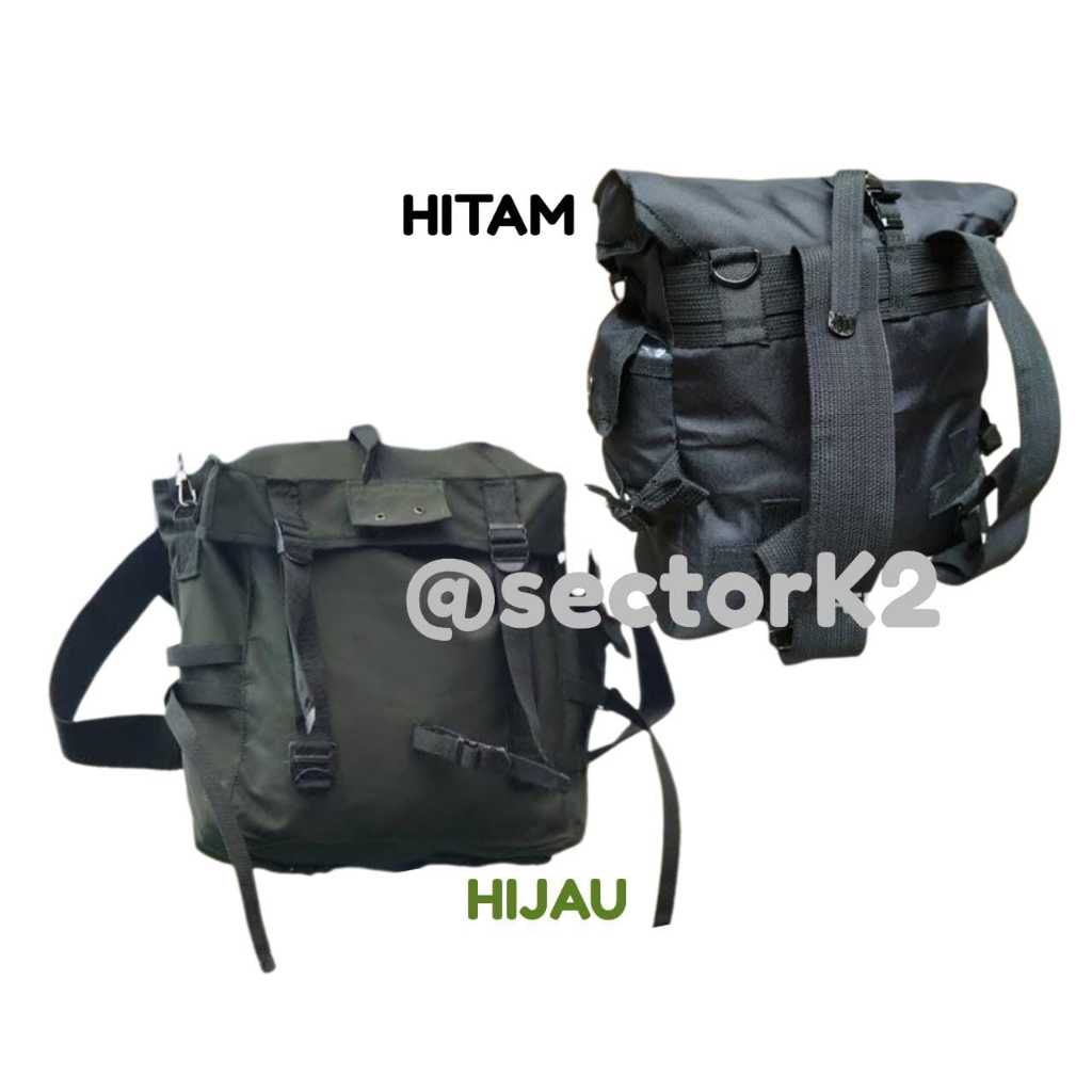 Tas Ransel RPK / Tas RPM Tempur TNI/Militer Tas Sidebag Motor Bahan Codura (TANPA TALI SELEMPANG)