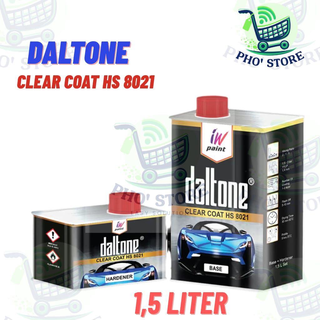 DALTONE CLEAR COAT 8021 HS 2 : 1 HIGH SOLID POLYURETHANE 2K 1,5 LITER