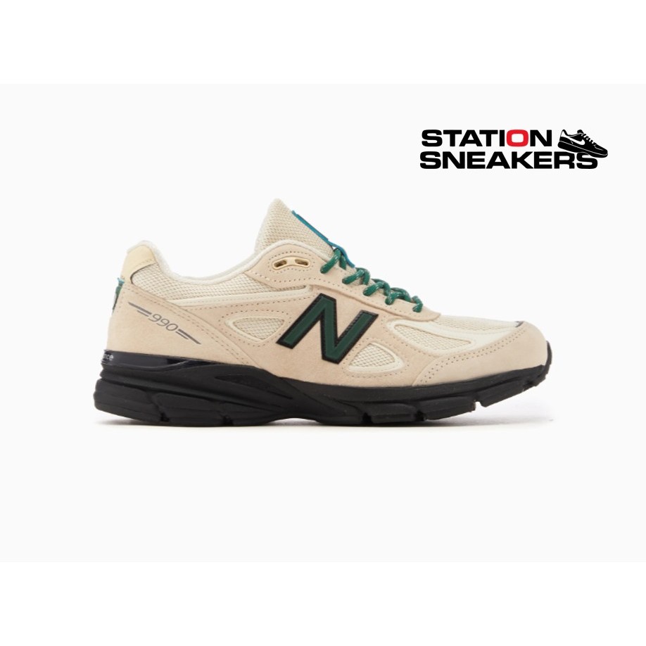 Sepatu New Balance 990v4 MiUSA Teddy Santis Macadamia Nut