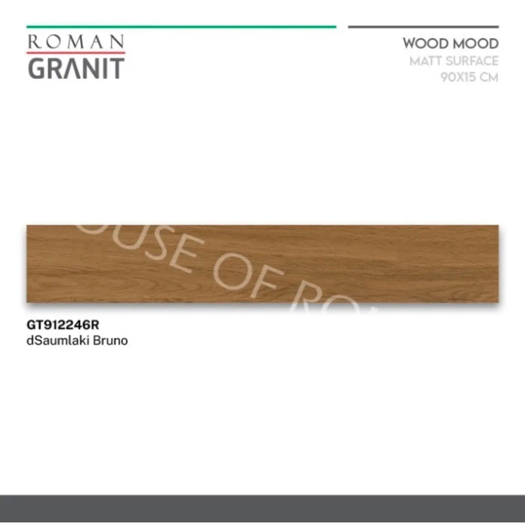 Roman Granit Wood Mood dSaumlaki Bruno GT912246R/Granit Roman Motif Kayu/Granit Kayu 90x15 Motif Kay