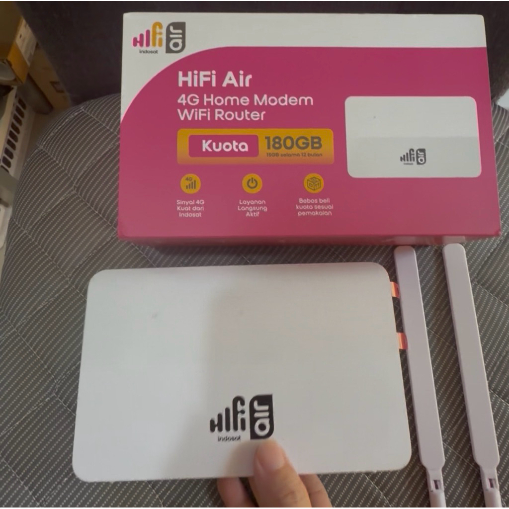 MODEM ROUTER WIFI HUAWEI B636 Hifi Air 4G Cat13 Indosat Tri