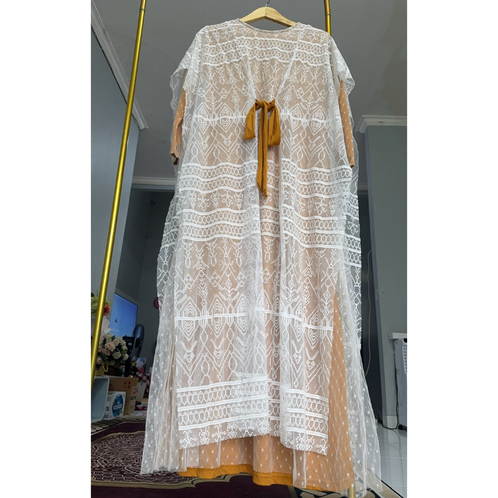 DRESS KAFTAN / GAMIS SEMI KAFTAN / DRESS WANITA