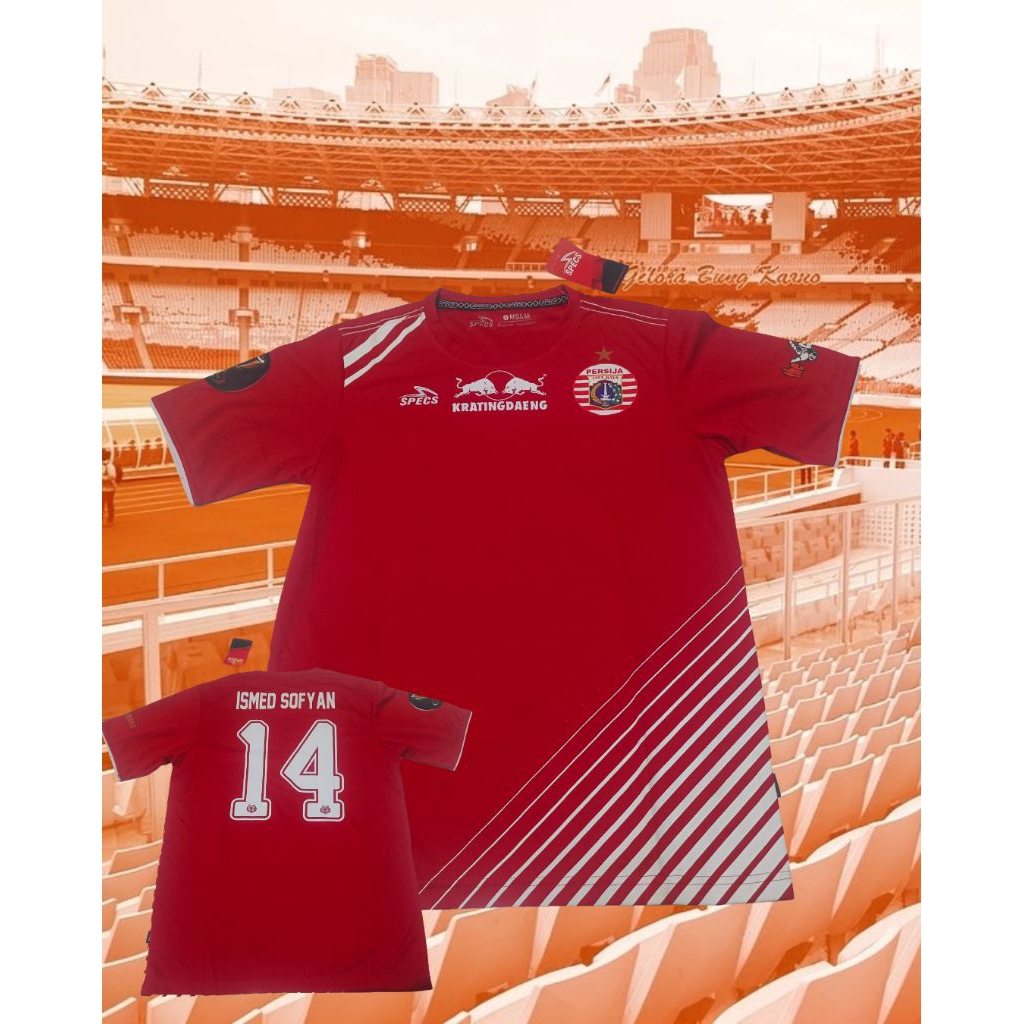 JERSEY TEMPLATE ORIGINAL SPECS PERSIJA NNS ISMED SOFYAN Home sz S 2018 PIALA INDONESIA
