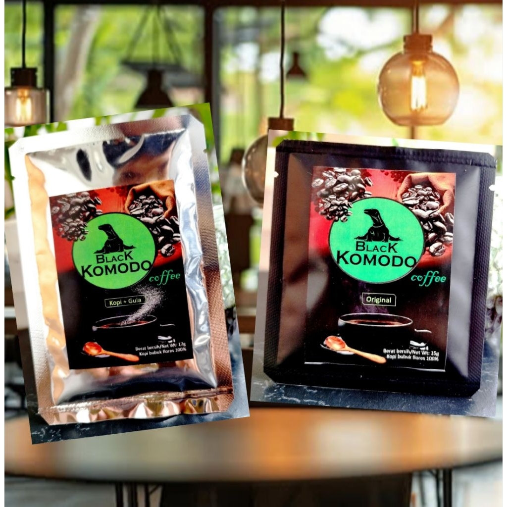 Kopi Sachet- Kopi Flores Black Komodo -Kopi original - Kopi quality terbaik- Kopi.Flores