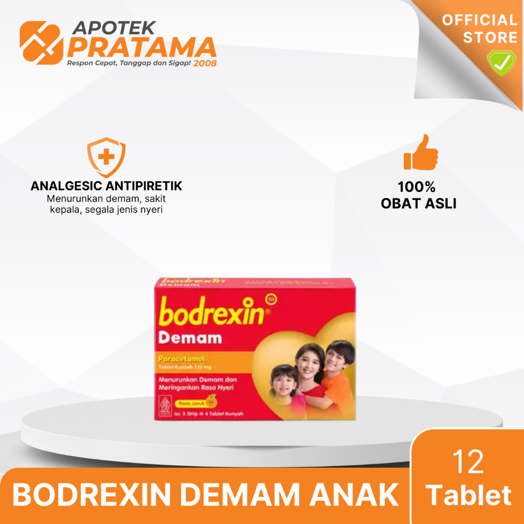 BODREXIN STRIP TABLET / BODREXIN DEMAM