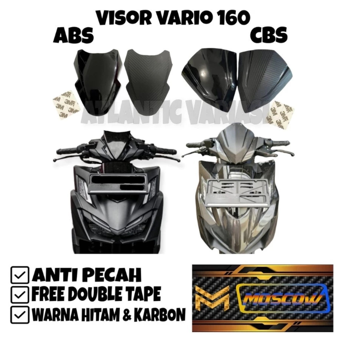 VISOR V 160 CBS NEW WINSIL VARIO 160 CBS MODEL SEPERTI ORIGINAL HONDA WINDSHIELD VARIO 160 ABS VISOR