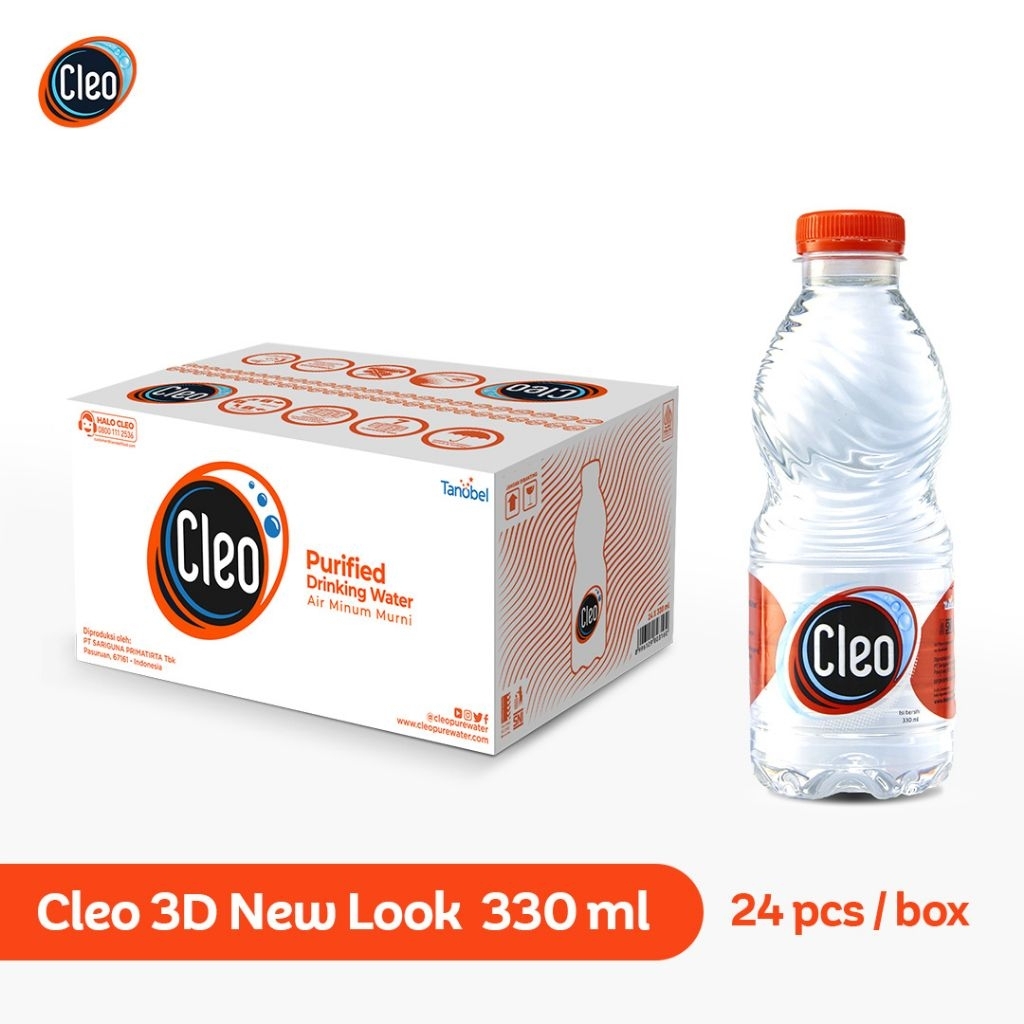Cleo 330ml x 12 Botol (1 Dus)