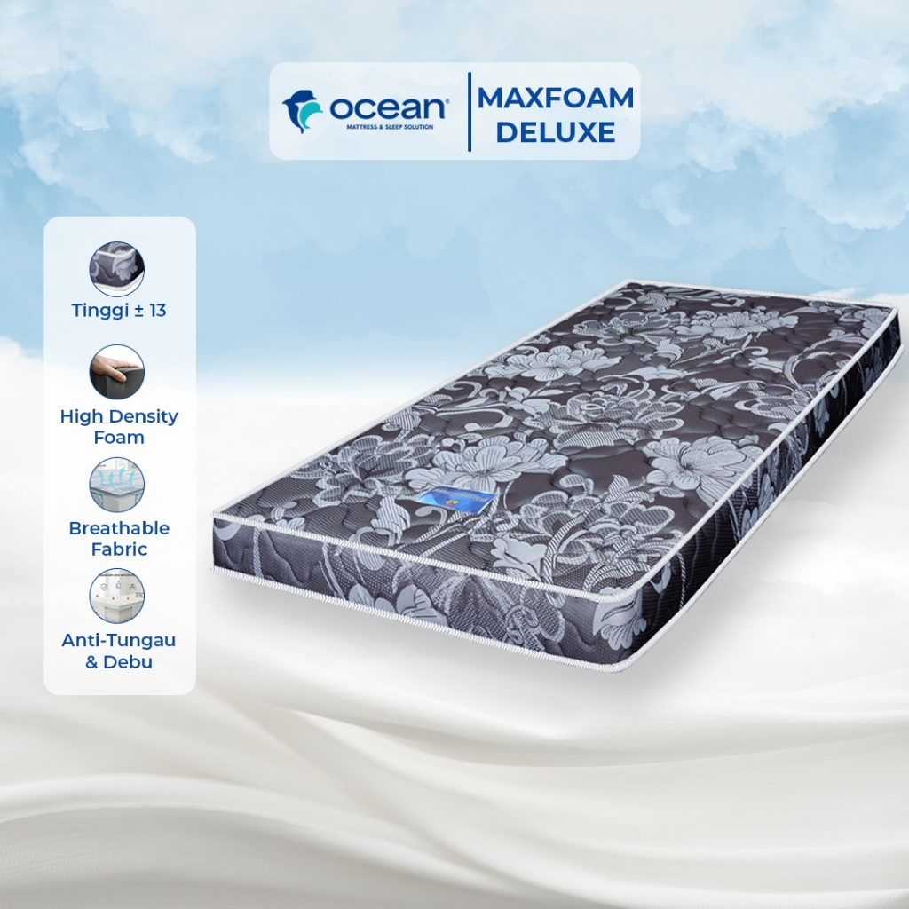 OCEAN SPRINGBED - KASUR / KASUR LANTAI / TILAM / KASUR BUSA MAXFOAM DELUXE BY OCEAN
