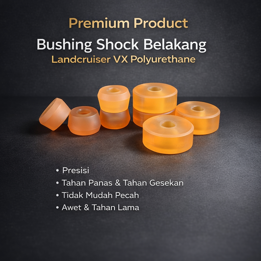 Karet Shock Belakang Toyota Landcruiser Vx 80 Bushing shock belakang vx 80 Polyurethane