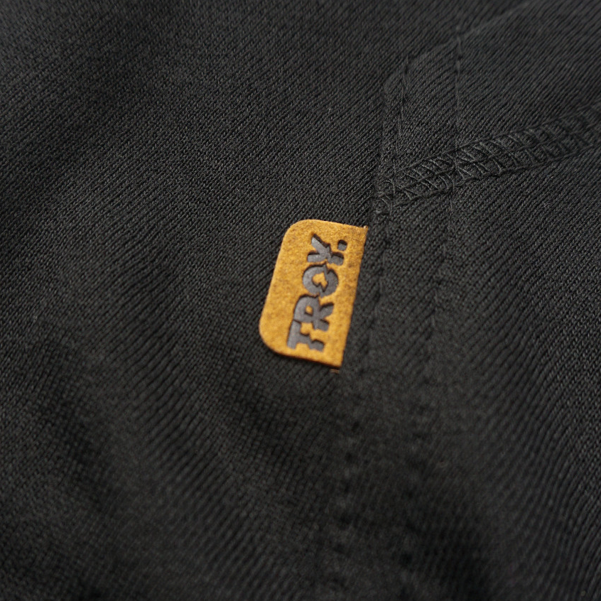 Troy Company Hoodie Black Stay Busy Flat - Hoodie Pria Hitam KHD 2223