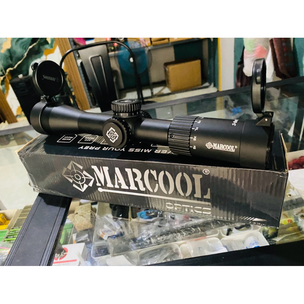 TELESCOPE MARCOOL 3-9x40 IRG TERDAPAT LAMPU